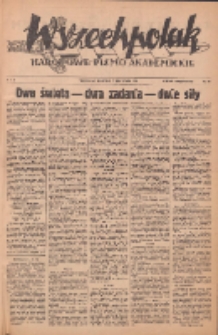 Wszechpolak : narodowe pismo akademickie 1937.11.21 R.1 Nr40