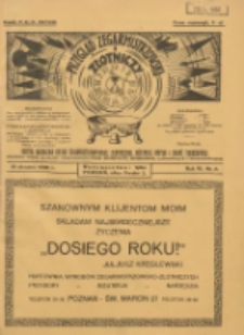 Przegląd Zegarmistrzowski i Złotniczy : gazeta handlowa rynku zegarmistrzowskiego, złotniczego, biżuterii, optyki i branż pokrewnych 1930.01.15 R.6 Nr2