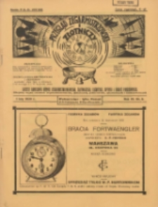 Przegląd Zegarmistrzowski i Złotniczy : gazeta handlowa rynku zegarmistrzowskiego, złotniczego, biżuterii, optyki i branż pokrewnych 1930.02.01 R.6 Nr3