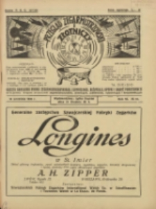 Przegląd Zegarmistrzowski i Złotniczy : gazeta handlowa rynku zegarmistrzowskiego, złotniczego, biżuterii, optyki i branż pokrewnych 1930.09.15 R.6 Nr18