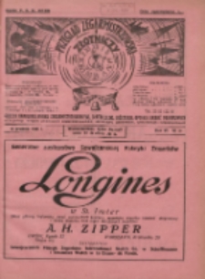 Przegląd Zegarmistrzowski i Złotniczy : gazeta handlowa rynku zegarmistrzowskiego, złotniczego, biżuterii, optyki i branż pokrewnych 1930.12.15 R.6 Nr24