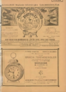 Przegląd Zegarmistrzowski i Złotniczy : gazeta handlowa rynku zegarmistrzowskiego, złotniczego, biżuterii, optyki i branż pokrewnych 1929.02.01 R.5 Nr5