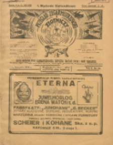 Przegląd Zegarmistrzowski i Złotniczy : gazeta handlowa rynku zegarmistrzowskiego, złotniczego, biżuterii, optyki i branż pokrewnych 1929.11.15 R.5 Nr25