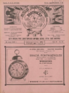Przegląd Zegarmistrzowski i Złotniczy : gazeta handlowa rynku zegarmistrzowskiego, złotniczego, biżuterii, optyki i branż pokrewnych 1928.05.15 R.4 Nr10