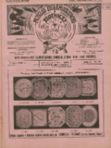 Przegląd Zegarmistrzowski i Złotniczy : gazeta handlowa rynku zegarmistrzowskiego, złotniczego, biżuterii, optyki i branż pokrewnych 1928.07.01 R.4 Nr13