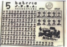 5 bateria S.P.R.A. Włodzimierz 1936/1937