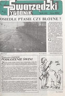 Tygodnik Swarzędzki 1993.03.18 Nr11(81)