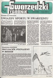 Tygodnik Swarzędzki 1993.04.29 Nr17(87)