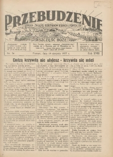 Przebudzenie: organ Związku Robotników Rolnych i Leśnych ZZP. 1937.08.19 R.18 Nr34
