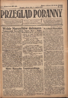 Przegląd Poranny: pismo niezależne i bezpartyjne 1922.12.02 R.2 Nr324