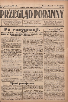Przegląd Poranny: pismo niezależne i bezpartyjne 1922.12.06 R.2 Nr328