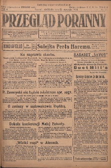 Przegląd Poranny: pismo niezależne i bezpartyjne 1924.01.13 R.4 Nr13