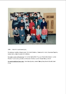 Klasa VIII z wychowawczynią