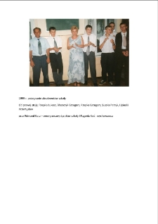 Pożegnanie absolwentów szkoły