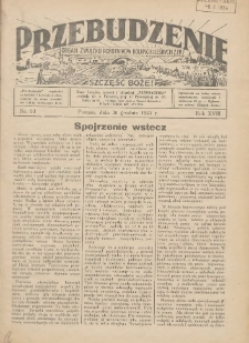 Przebudzenie: organ Związku Robotników Rolnych i Leśnych ZZP. 1937.12.30 R.18 Nr53
