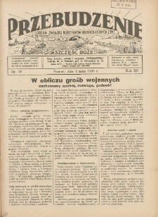 Przebudzenie: organ Związku Robotników Rolnych i Leśnych ZZP. 1939.05.04 R.20 Nr18