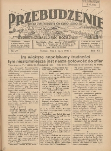 Przebudzenie: organ Związku Robotników Rolnych i Leśnych ZZP. 1939.07.06 R.20 Nr27
