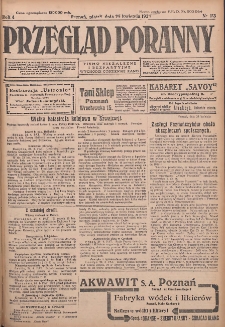 Przegląd Poranny: pismo niezależne i bezpartyjne 1924.04.25 R.4 Nr113