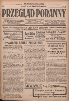 Przegląd Poranny: pismo niezależne i bezpartyjne 1924.04.29 R.4 Nr117