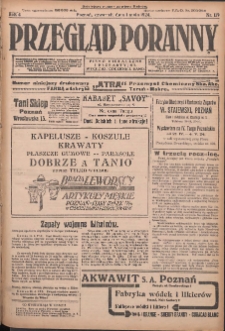 Przegląd Poranny: pismo niezależne i bezpartyjne 1924.05.01 R.4 Nr119