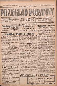 Przegląd Poranny: pismo niezależne i bezpartyjne 1924.05.07 R.4 Nr124