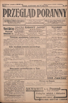 Przegląd Poranny: pismo niezależne i bezpartyjne 1924.05.12 R.4 Nr129