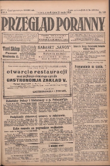 Przegląd Poranny: pismo niezależne i bezpartyjne 1924.05.23 R.4 Nr140