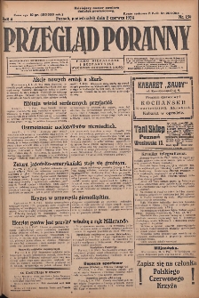 Przegląd Poranny: pismo niezależne i bezpartyjne 1924.06.02 R.4 Nr150