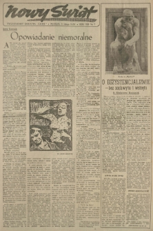 Nowy Świat. Tygodniowy dodatek Głosu Wielkopolskiego. 1958.02.09 R.8 nr7