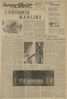 Nowy Świat. Tygodniowy dodatek Głosu Wielkopolskiego. 1958.11.02 R.8 nr45