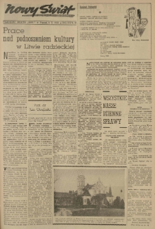 Nowy Świat. Tygodniowy dodatek Głosu Wielkopolskiego. 1958.11.09 R.8 nr46