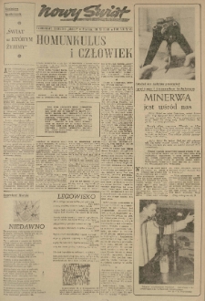 Nowy Świat. Tygodniowy dodatek Głosu Wielkopolskiego. 1958.11.30 R.8 nr49