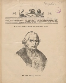 Bocian z Nad Gopła, Wisły, Warty i Odry. Miesięcznik Illustrowany Satyryczno - Humorystyczny. 1901 R.1 nr1