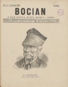 Bocian z Nad Gopła, Wisły, Warty i Odry. Miesięcznik Illustrowany Satyryczno - Humorystyczny. 1901 R.1 nr3