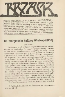 Brzask: Pismo Młodzieży Polskiej. Miesięcznik 1912.08.15 R.2 Nr8