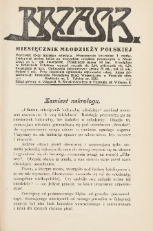 Brzask. Miesięcznik Młodzieży Polskiej 1913.04.15 R.3 Nr4