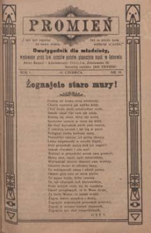 Promień 1926.06.15 R.1 Nr16