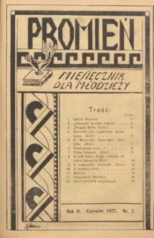 Promień 1927.06 R.2 Nr7