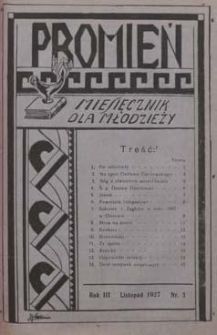 Promień 1927.11 R.3 Nr3