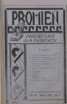 Promień 1928.03 R.3 Nr7