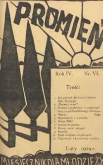Promień 1929.02 R.4 Nr6