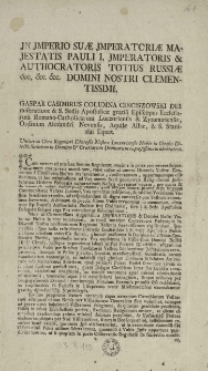 Dokumenty klasztoru Trynitarzy w Teofilpolu z lat 1801-1832 w oryginałach