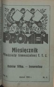 Promień 1933.01 R.8 Nr4
