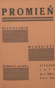 Promień 1938.01-02 R.13 Nr4