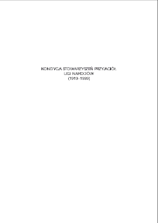 Kondycja Stowarzyszeń Przyjaciół Ligi Narodów (1919–1939)
