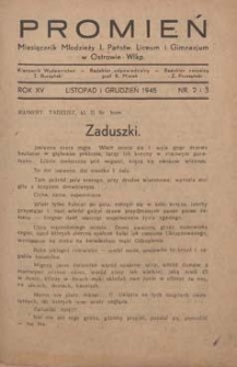 Promień 1945.11-12 R.15 Nr2-3