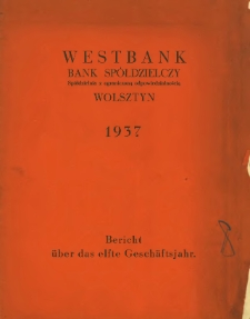 Bericht über das elfte Geschäftsjahr1937.