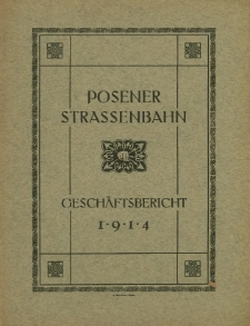 Geschäfts-Bericht 1914.