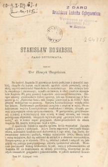 Stanisław Konarski jako dyplomata