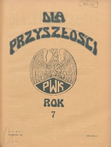Dla Przyszłości : wydawnictwo Komitetu Społecznego Przysposobienia Kobiet do Obrony Kraju. 1935.05 R.7 Nr5